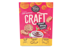 Грінки житньо-пшеничні Соус барбекю Craft Flint д/п 80г