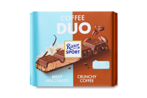 Шоколад молочный Coffee Duo Ritter Sport м/у 218г