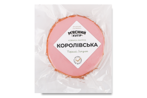 Колбаса вареная с мясом птицы Королевская М'ясний хутір 1с кг