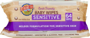 Earth's Best Earth Friendly Baby Wipes Sensitive - 64 CT