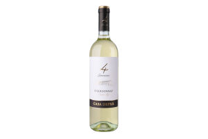 Вино 0.75л 12% белое полусухое Chardonnay Casa Defra бут