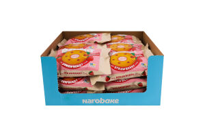 Кекс с наполнителем со вкусом клубники Cake Donut Narobake м/у 50г