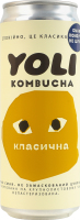 Напиток безалкогольный газированный ферментированный Классическая Комбуча Yoli ж/б 330мл