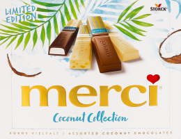 Набір цукерок шоколадних з кокосом Coconut collection Merci к/у 250г