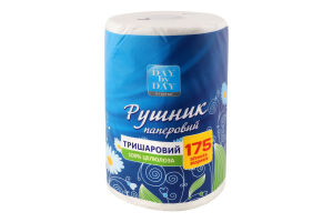 Полотенце бумажное 3-х слойное 175 отрывов Day by Day 1шт