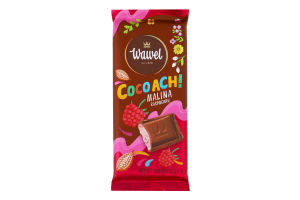 Какао-батончик с молочно-малиновой начинкой Cocoach! Wawel м/у 86г