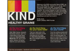 KIND Healthy Grains Granola Bars Dark Chocolate Mocha - 5 CT