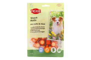 Ласощі д/собак Преміо Чікен Чіз Рол з куркою та сиром 100г Тріксі