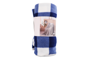 Плед флис клетка 100х150см №LDC240319P2 Ningbo Union Point Imp&Exp Co. Ltd 1шт в ассорт