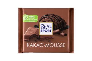 Шоколад молочний альпійський з какао-кремовою начинкою Ritter Sport м/у 100г