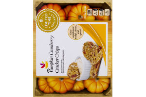 Ahold Pumpkin Cranberry Cracker Crisps
