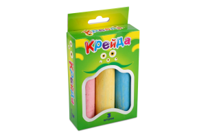 Крейда кольорова Strateg велика кругла 50100