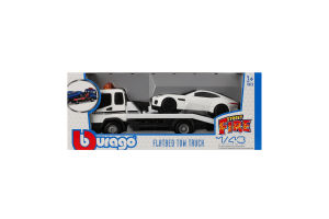 Іграшка для дітей від 3років №18-31419 Flatbed tow truck Street fire Bburago 1шт