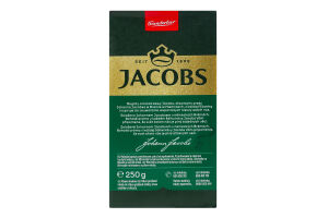 Кава натуральна смажена мелена Kronung Jacobs м/у 250г