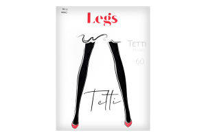 Колготки женские Legs Tetti 60den №1/2 nero