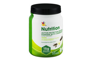 Ahold Nutrition Active Nutrition Protein Powder with Cereboost Dietary Supplement Vanilla