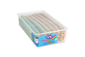 Цукерки Fini смужки мультифрукт кислі асорті жел