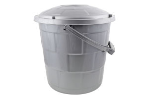 Ведро с крышкой 10л №211303 Follow Me 1шт