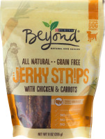 Purina Beyond Natural Dog Snacks Jerky Strips With Chicken & Carrots