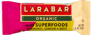 Larabar Organic with Superfoods Turmeric, Ginger & Beet