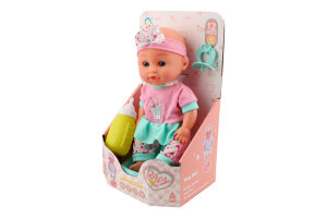 Іграшка Пупс з аксесуарами музична пьє/пісяє на батарейках 32см Solar