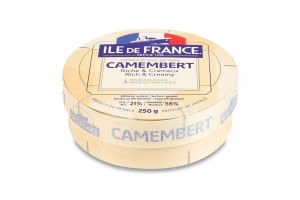 Сир 21% мʼякий Камамбер Ile De France д/у 250г