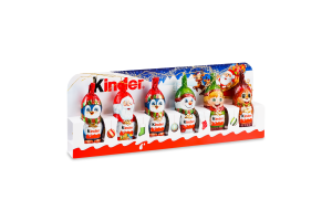 Шоколад фігурний молочний з молочним шаром Kinder к/у 90г