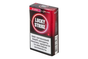 Изделие табакосодержащее для электрического нагревания с фильтром Lucky Strike Red switch 20шт