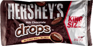 HERSHEY'S Milk Chocolate Drops King Size