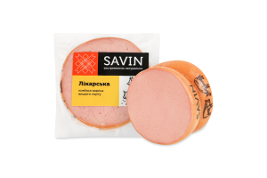 Ковбаса варена Лікарська Savin Product в/с кг