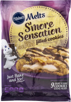 Pillsbury Melts S'More Sensation Filled Cookies - 9 CT