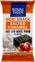 Нори снек со вкусом соленая карамель Royal Tiger м/у 4г
