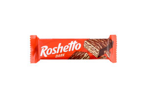 Вафлі глазуровані Dark Roshetto Roshen м/у 34г