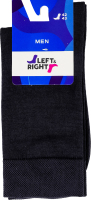 Шкарпетки чоловічі Left&Right №210 00 42-43 темно-сірий