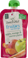 Beech-Nut Fruities On-The-Go Apple, Mango & Carrot Puree Stage 2