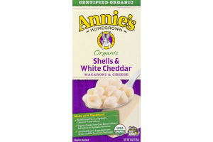 Annie's Homegrown Organic Macaroni & Cheese Shells & White Cheddar