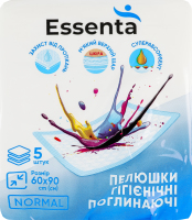 Пеленки гигиенические поглощающие 60x90см Normal Essenta 5шт
