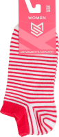 Шкарпетки жіночі MovementStandard №MS M0118S 073 36-38 білий-малиновий