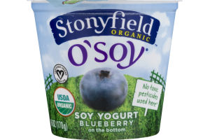 Stonyfield Organic O'Soy Yogurt Blueberry