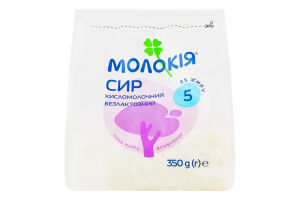 Творог 5% безлактозный Молокія м/у 350г