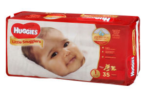 Huggies Little Snugglers Diapers Size 1 - 35 CT