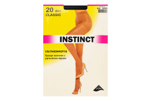 Колготки жіночі Instinct Classic 20den 5 nero