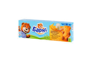 Пирожное бисквитное с бананово-йогуртовой начинкой Барні к/у 5х30г