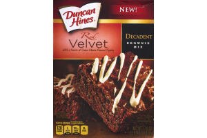 Duncan Hines Decadent Brownie Mix Red Velvet