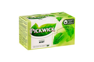 Чай м'ятний натуральний Herbal Pickwick к/у 20х1.5г