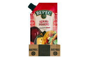 Аджика огненная нестерилизованная Хабанеро Верес д/п 130г