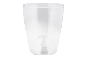 Горщик д/орхідей прозорий 12*14см Алеана