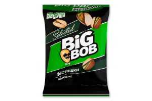 Фисташки жареные соленые Отборные Big Bob м/у 90г
