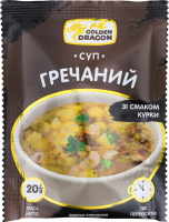 Суп швидкого приготування Гречаний з куркою 20г Голден Драгон