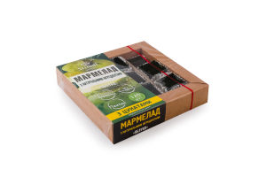 Мармелад с натуральными ингредиентами с цукатами Яблоко Green Stimul к/у 120г